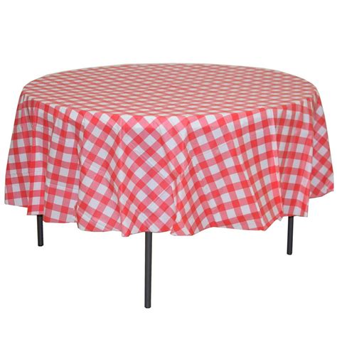 round gingham tablecloth|disposable round gingham tablecloths.